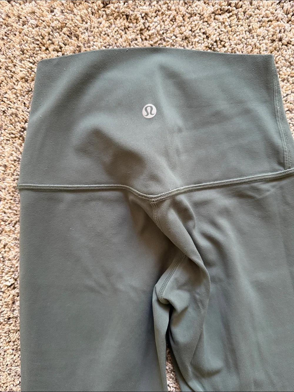 lululemon athletica Align II High-Rise Leggings - Teal Green (Dark Forest) 25” - Picture 4 of 6